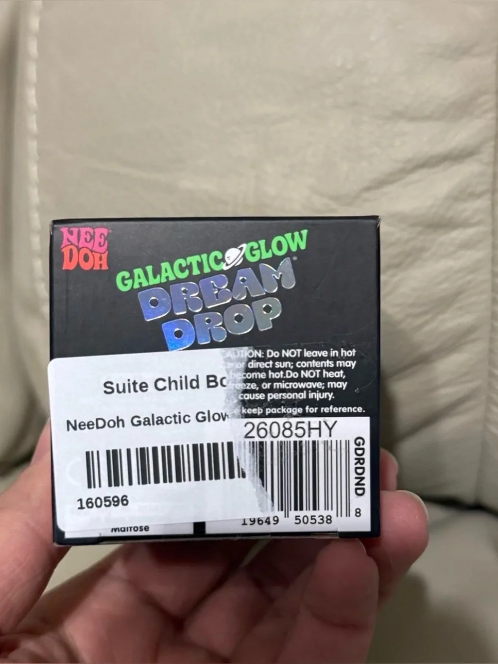 Needoh Galactic Glow Dream Drop Green Cosmic Bloom Authentic Glow in The Dark